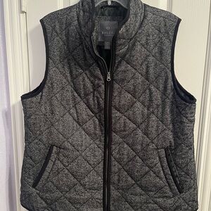 Haven Black and White Quilted Outerwear
